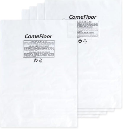 6.5Mil Clear Plastic Dust Collector Bags by ComeFloor