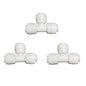Malida 3/8" 3-Way Union Tee Tube Quick Connect Push Fit Water Purifiers Filters by MALIDA