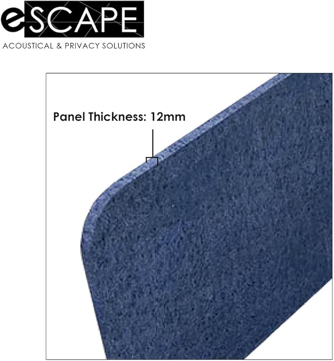 Escape Acoustic Wall Art | Matrix Design | Suspended Sound Proofing Panels | Eco-Friendly Recycled Material | 4X7 | Sand Dune