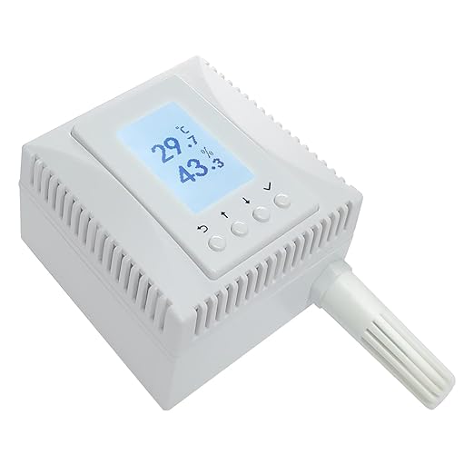 MONIGEAR Network Temperature Humidity Monitor, THERMOMETER, Environmental Sensor, Supports MQTT, BACnet, SNMP, Modbus TCP, PoE Power Supply