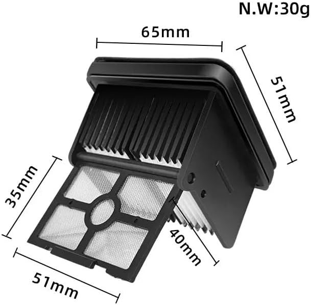 Scrubber Wiper Filter Soft Brush Wet and Dry Vacuum Cleaner Spare - Image 5