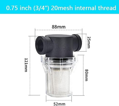 Budget Plastic Water Filter 1/2-1 - Image 2