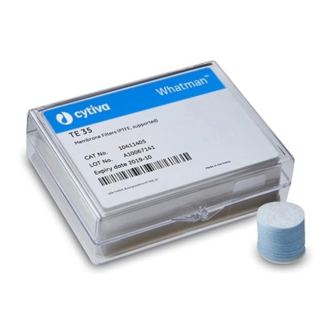 Whatman 10411311 White PTFE Membrane Filter Circle, 47mm Diameter, 0.45 Micron by Whatman