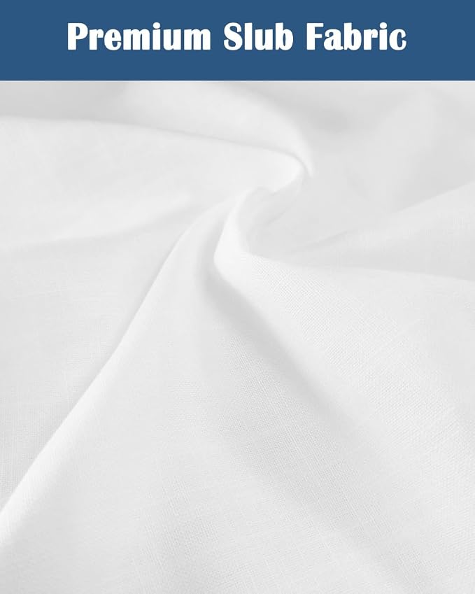 Tie Up Curtains for Windows, Sheep Sunflower Adjustable Balloon Nature Linen - Image 8