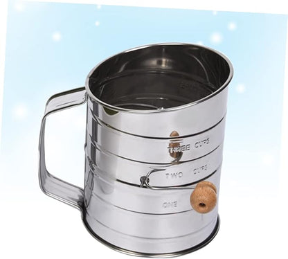 Sifting Strainer Fine Mesh Screen Stainless Steel Powdered Sugar Net - Image 6