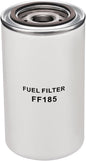 FF185 Spin-On Fuel Filter Heavy Duty Particle Protection Compatible by UPEAKPARTS