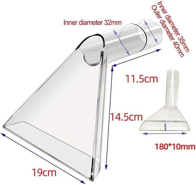 Clear Design Upholstery Extraction Nozzle Suitable - Image 2