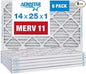 Aerostar 14x25x1 MERV 11-6 Count by AirFiltersDelivered