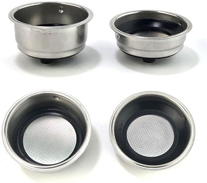 2-Pack Pressurized Coffee Filter Basket 51mm Portafilter Basket - Image 2