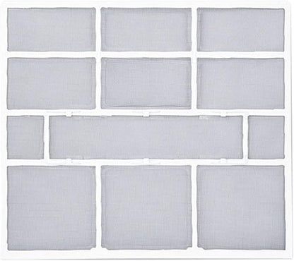 Wall Mounted Air Conditioner Dustproof Filter Cover, Plastic Indoor Unit Air by Unknown