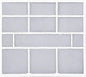 Wall Mounted Air Conditioner Dustproof Filter Cover, Plastic Indoor Unit Air by Unknown