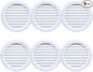 VENTS-US - 4" White Round Plastic Vent Cover - Compatible with 4 Inch Diameter by VENTS-US