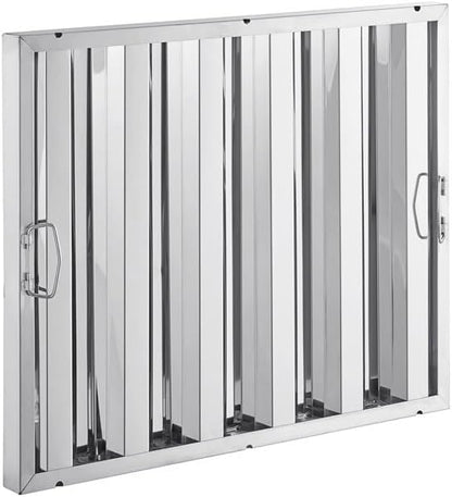 25" x 20" Stainless Steel Commercial Hood Filter – Dishwasher Safe, Welded by Allmont