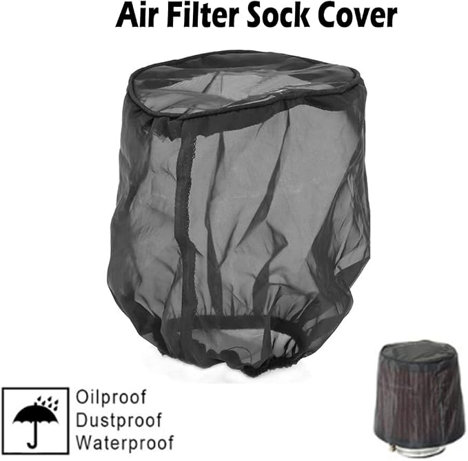 Air Filter Cleaner Kits, Motorcycle Waterproof Air Filter Rain Sock Dustproof - Image 3