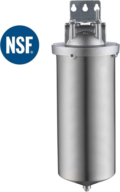 Amwater NSF/ANSI 42 Certification Jumbo Stainless Steel Filter Housing - Image 2