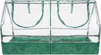 Zenport SH3212A+BTP Garden Raised Bed and Cold Frame Greenhouse Cloche by Zenport