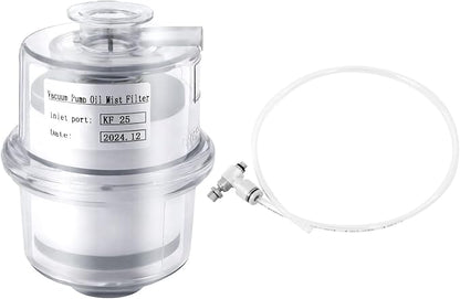 Vacuum Pump Oil Mist Filter, KF25 Quick Release Flange 95% Filtration, PC Clear - Image 9