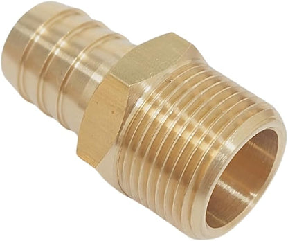 2pcs Brass Hose Barb Fitting, 3/4" Barb x 3/4" NPT Male, Adapter – Correct - Image 8