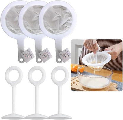 Kitchen Ultra-Fine Nylon Mesh Strainer I Filter Spoon Sieve by SashaSquare