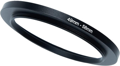 49mm to 58mm Step-Up Ring Filter Adapter by BETUYESS