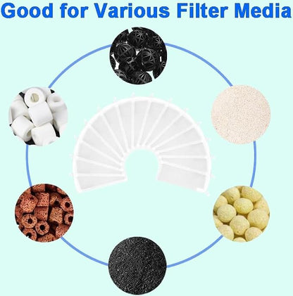 AQUANEAT Aquarium Filter Media Bags 15pcs Fish Tank Extra Fine 100 Micron Mesh - Image 5