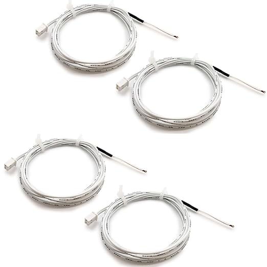 4Pcs Ender 3 Thermistor 1m/39.4Inches, 3D Printer ohm NTC 100K 3950 Thermistor by TIEXYE