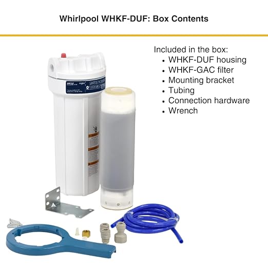 Whirlpool Under Sink Water Filtration System WHKF-DUF | Push-in Quick Connect - Image 2