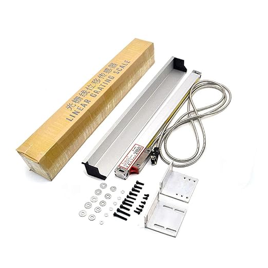 TOAUTO Digital Readout 2 Axis 3 Axis DRO Display Linear Scale 850mm 34" Precision 5um for Bridgeport/Knee Milling Lathe EDM Mill Machine