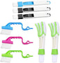 Yardwe 8Pcs Window Slot Cleaning Brush Set, Wet and Dry Groove Scrubber by YARDWE