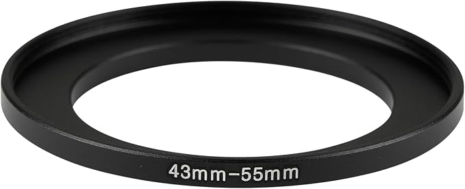 43-55mm Metal Step-Up Ring Adapter Compatible - Image 3