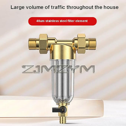 1pc 2700L/H Reusable Whole House Pre Sediment Water Filter, Water Pre-Filter - Image 4