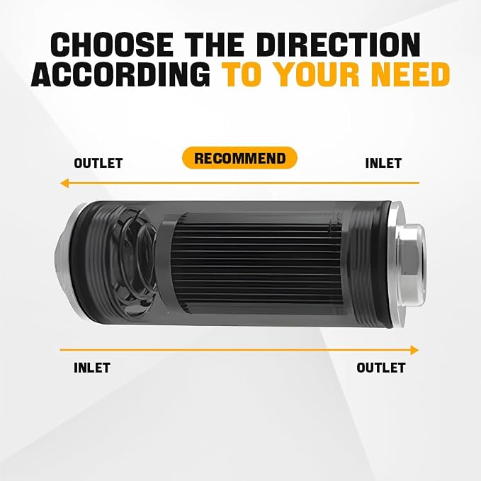 BARTOO 100 Micron Inline Fuel Filter - Image 4