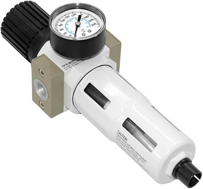 Beduan Compressed Air Pressure Regulator Filter 1/2"NPT, Water/Oil Trap - Image 6