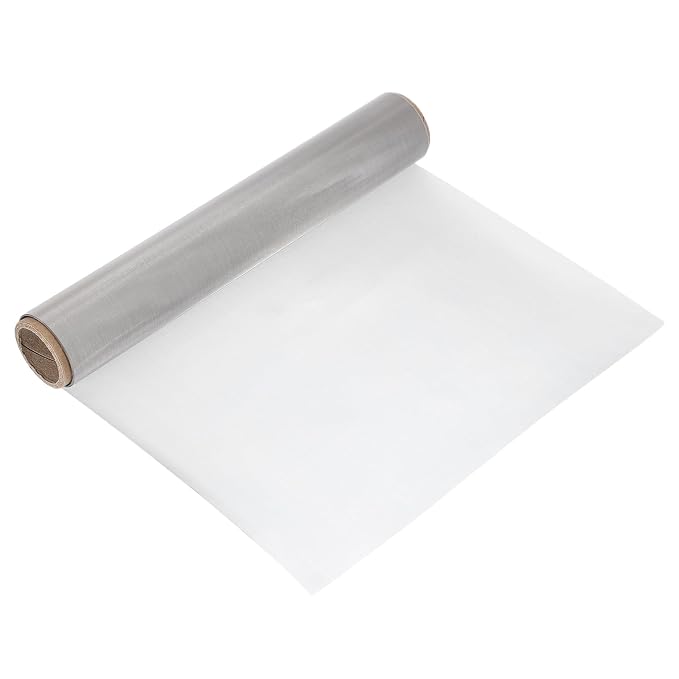 uxcell 150 Mesh 118" x 12" Woven Wire Mesh, 304 Stainless Steel Air Vent Filter by uxcell