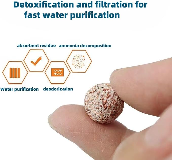 1.1 lbs Aquarium Ceramic Bio Filter Ball Sphere Fish Filter - Image 5