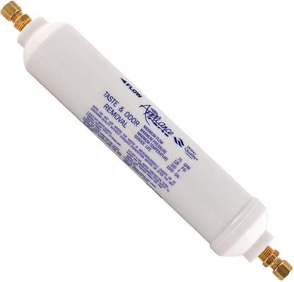 EZ-Flo 10 Inch Line Water Filter, Brass 1/4 Inch MIP x 7/16 Inch Compression - Image 2