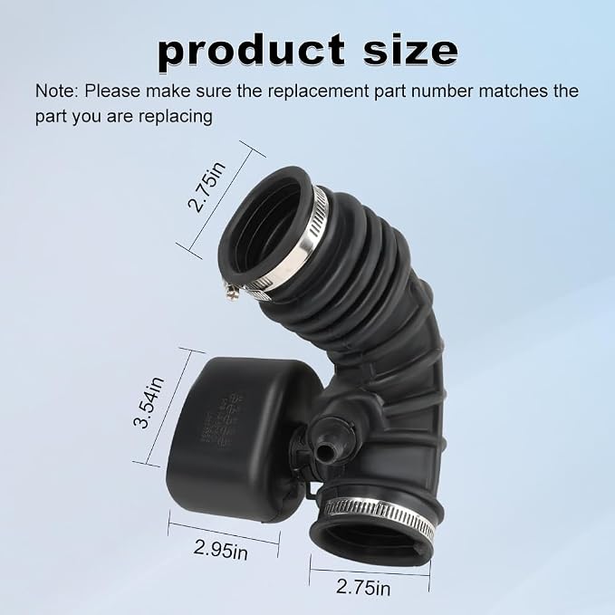 Air Cleaner Outlet Duct Hose Compatible - Image 6