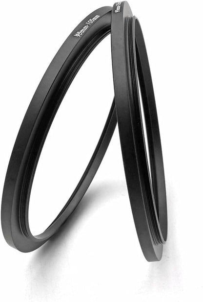 Metal Step Up Ring, 95mm to 105mm 95-105mm Step Rings 2 Pieces Step-Up Lens - Image 5