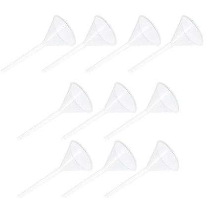 Veemoon 10pcs 75mm Plastic Triangle Filling Funnels Pp Scientific Laboratory by Veemoon