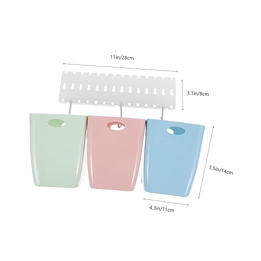 1set Wall-Mounted Sorting Trash Bin Space-Saving Recyclable Garbage Bins - Image 7