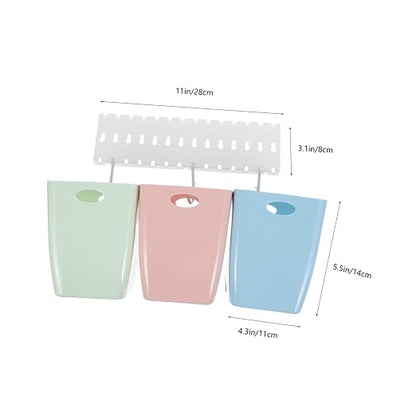 1set Wall-Mounted Sorting Trash Bin Space-Saving Recyclable Garbage Bins - Image 7
