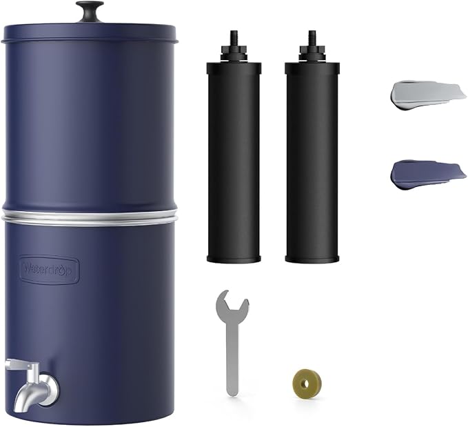 Waterdrop 2.25G Gravity Water Filter System, NSF/ANSI 42&372 Standard, by Waterdrop