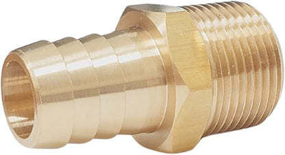 2pcs Brass Hose Barb Fitting, 3/4" Barb x 3/4" NPT Male, Adapter – Correct - Image 7