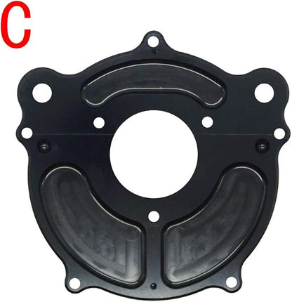 Air Filter Intake Motorcycle Turbine Cleaner Kit Cnc Cut Chrome - Image 5