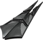 2Pcs Universal Black Cars Auto Vehicle Tuning Air Flow Intake Scoop Bonnet Vent by Unknown