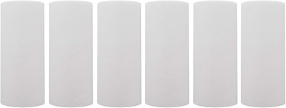Tier1 20 Micron 10 Inch x 4.5 Inch | 6-Pack Spun Wound Polypropylene Whole by Tier1