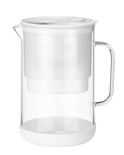 Waterdrop Large Glass Water Filter Pitcher, Eco-Friendly, by Waterdrop