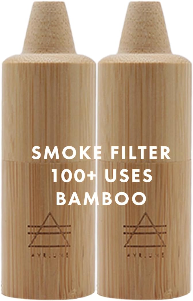 Personal Bamboo Smoke Air Filter 2 Pack by Ayrlume