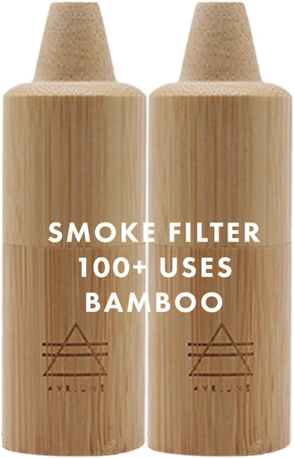 Personal Bamboo Smoke Air Filter 2 Pack by Ayrlume