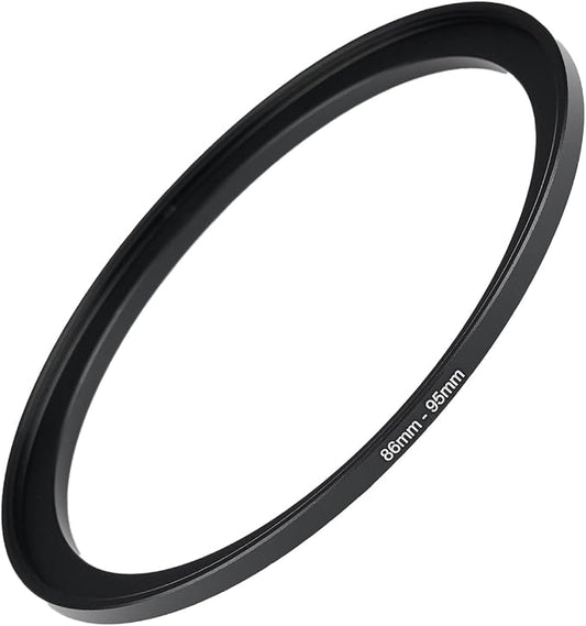 86mm to 95mm Step Up Ring Filter Adapter Black Metal Step up Adapter Rings by Unknown